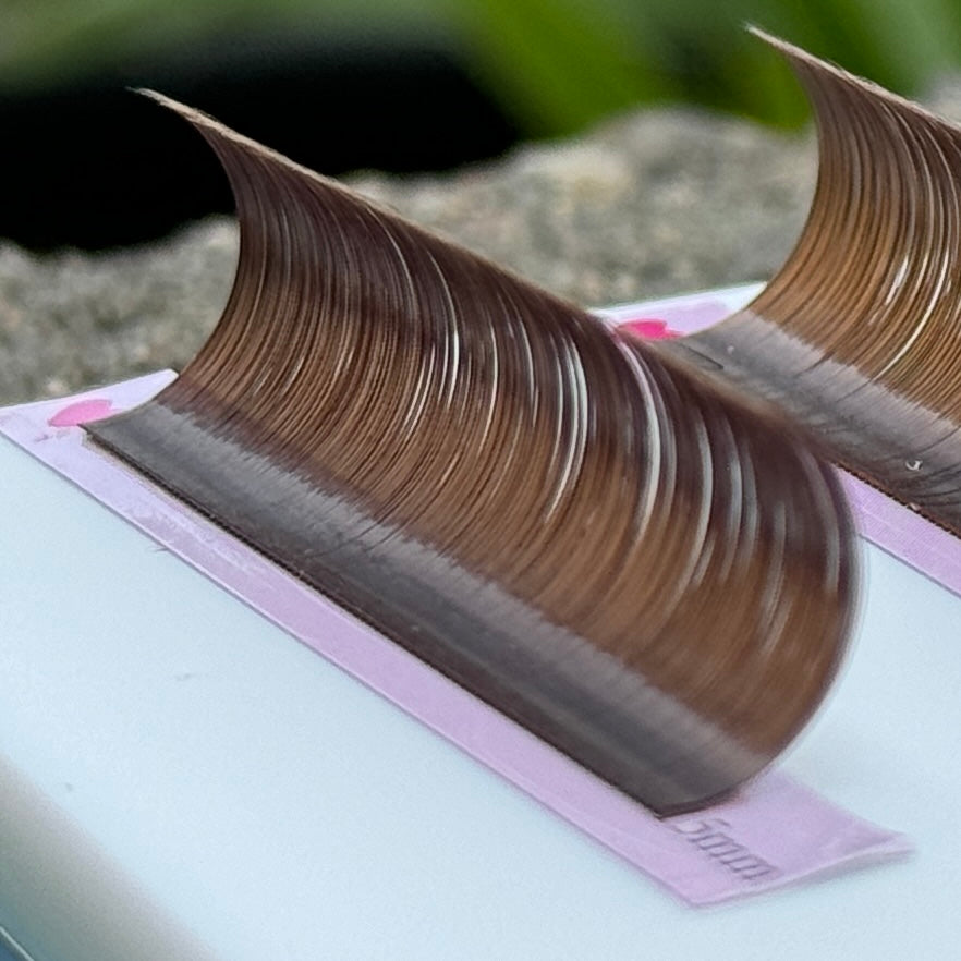 LB Dark Brown 0.05MM Eyelash Extensions