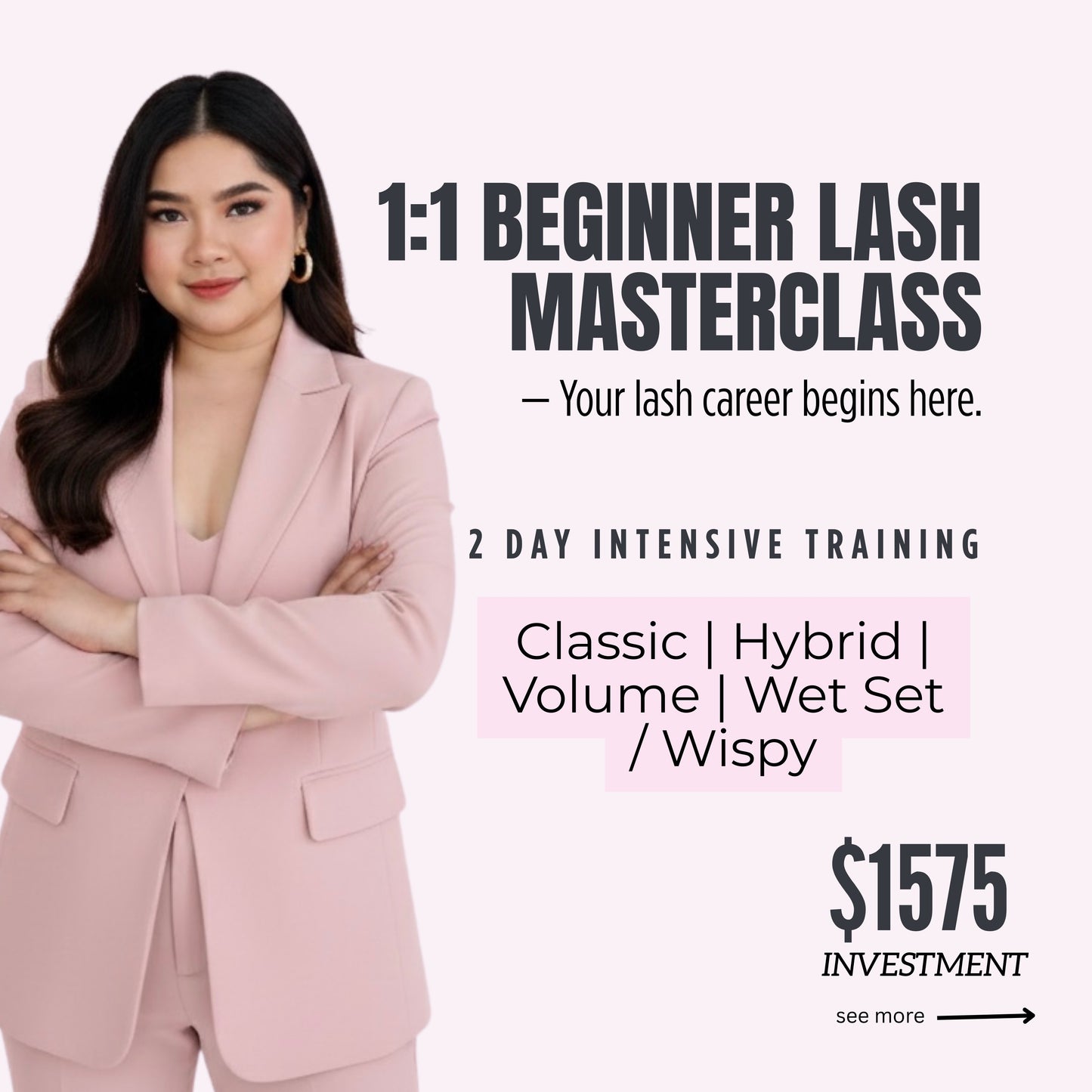 1:1 BEGINNER LASH MASTERCLASS